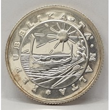 MALTA 1979 . ONE 1 LIRA . EVACUATION OF BRITISH FORCES